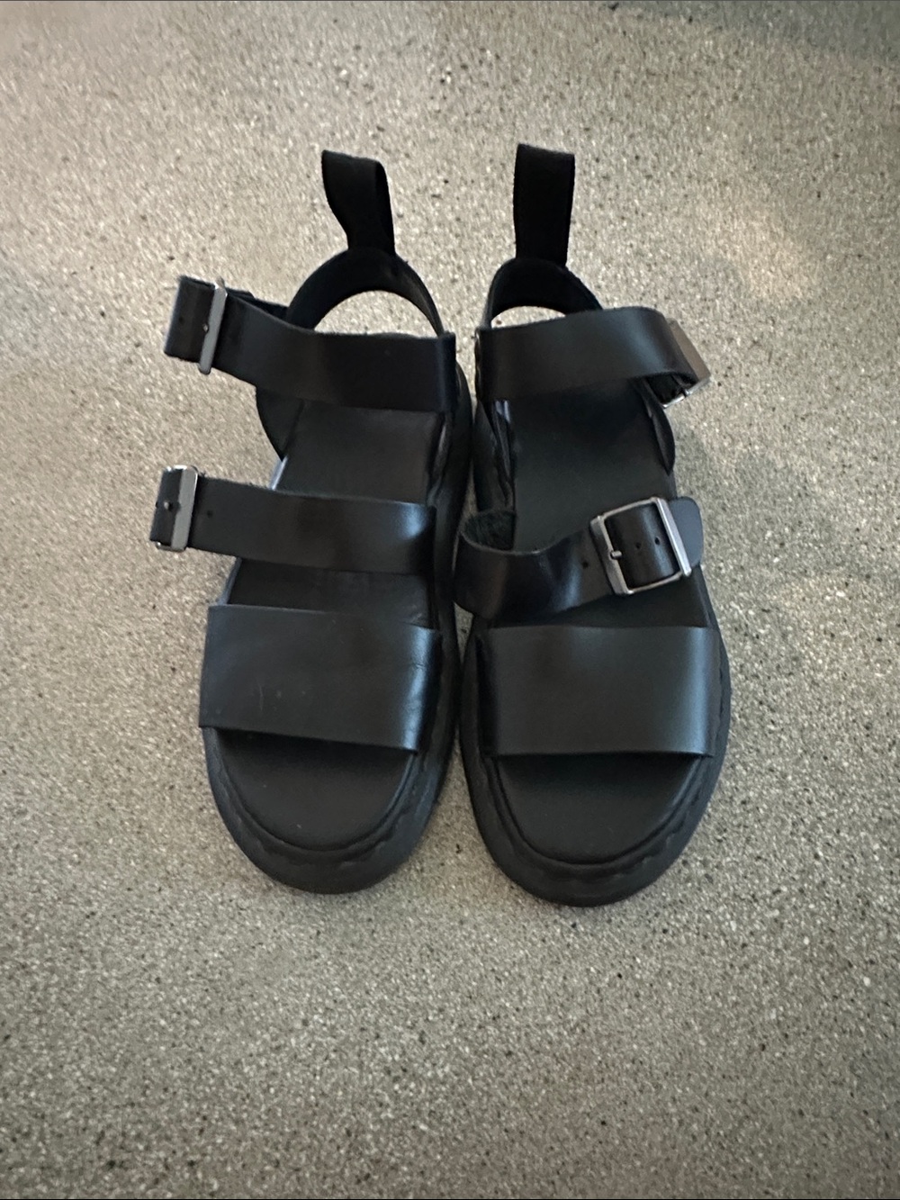 Dr. Martens Black Leather Platform Sandals
Women's Size 8